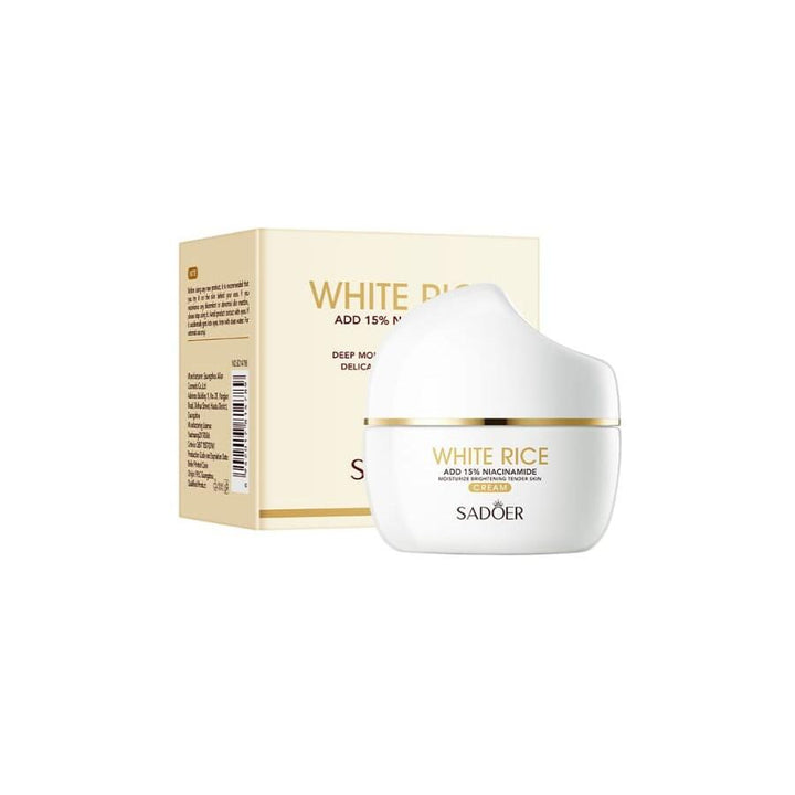 Deep Moisturizing Facial Cream – Illuminating with Niacinamide and Rice (50g)