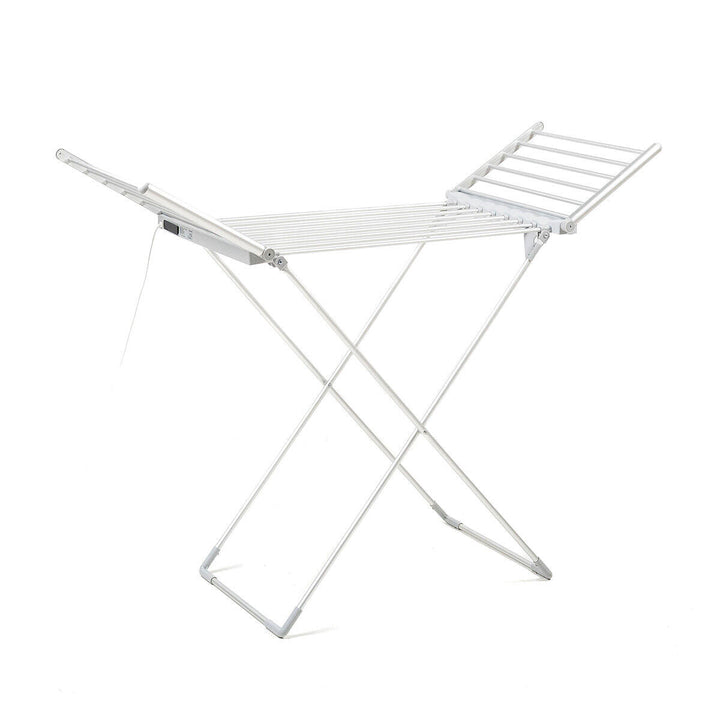 InnovaGoods Warmmat 230 W 20-Bar Folding Electric Clothesline with Wings, Touch Screen, Timer and Temperature Control