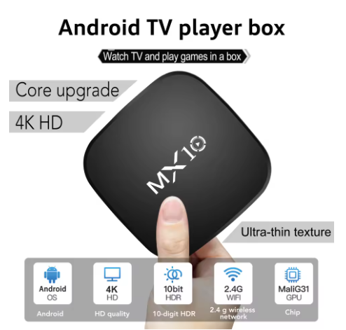 Android TV Box Mini MX10 – Turn your TV into a 4K Entertainment Center